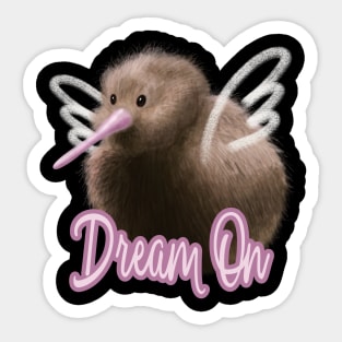 Cute Kiwi Bird - Dark Humor Sticker